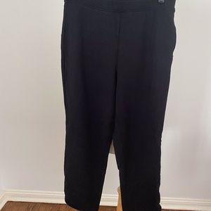 LuLu Lemon Black Sweatpants, Size 8